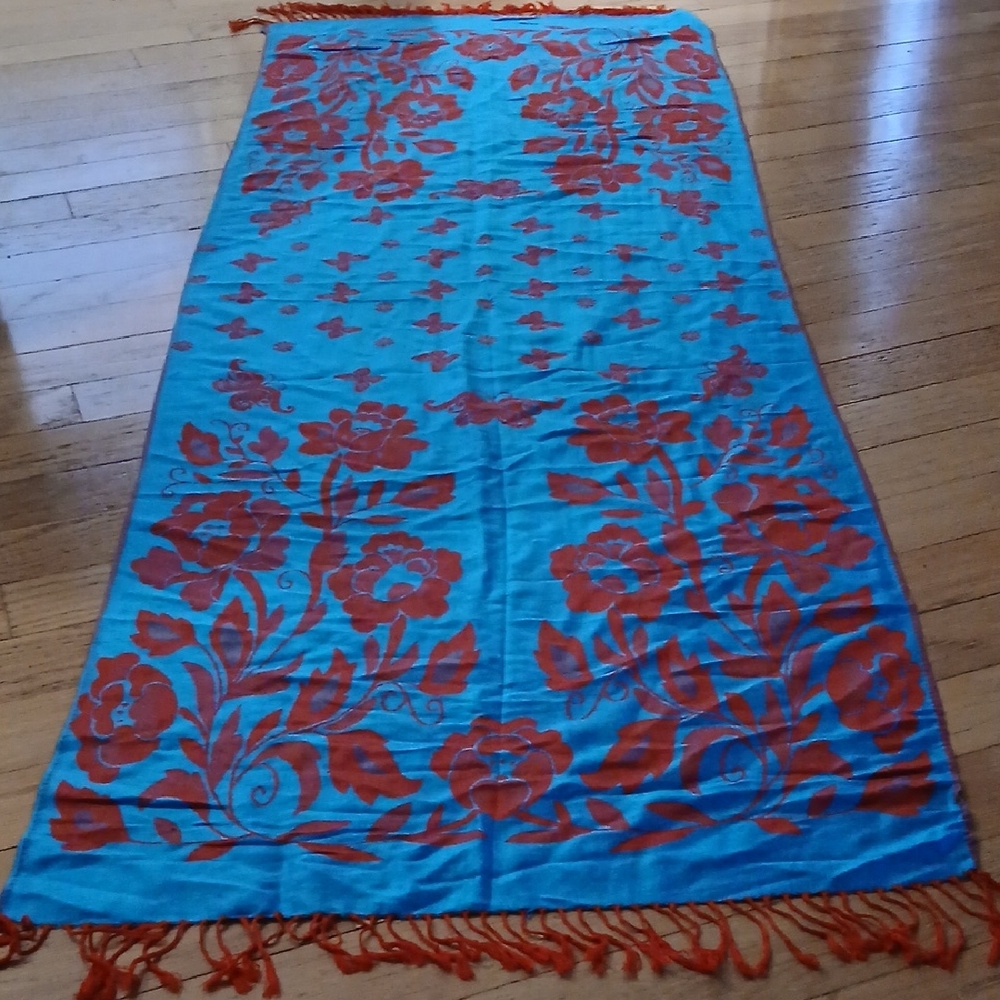 Magic Scarf HUGE 26" X 70" Woven Pattern Scarf